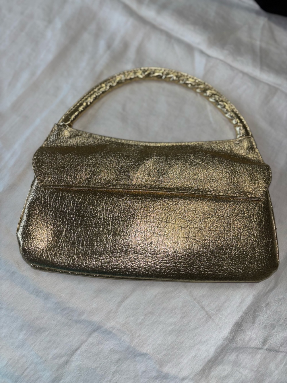 Metallic Gold Shoulder Bag - Picture 5 of 5
